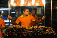 Malaysia, Kuala Lumpur,  Jalan Alor Food Street, Satay