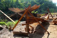 Malaysia, Pulau Duyong, Holzboot-Herstellung