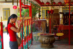 Malaysia, Penang, Liegender Buddha Tempel