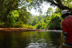Malaysia, Taman Negara, Bootsfahrt zu den Stromschnellen von Lata Berkoh