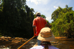 Malaysia, Taman Negara, Bootsfahrt zu den Stromschnellen von Lata Berkoh