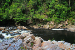 Malaysia Taman Negara, Stromschnellen von Lata Berkoh