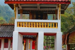 Laos, Muang Ngoi Neua, Wat Okadsaiyaram, Trommelturm