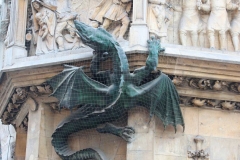 München, Das Wurmeck mit dem Lindwurm