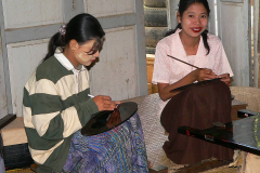 Myanmar, Bagan , Lackarbeiten