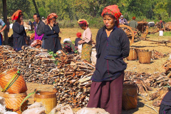 Myanmar, Inle-See, Taung Tho Markt, Volksgruppe Pa-O