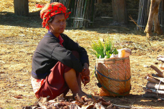 Myanmar, Inle-See, Taung Tho Markt, Volksgruppe Pa-O