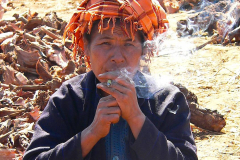 Myanmar, Inle-See, Taung Tho Markt, Volksgruppe Pa-O