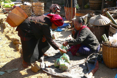 Myanmar, Inle-See, Taung Tho Markt, Volksgruppe Pa-O