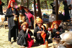 Myanmar, Inle-See, Taung Tho Markt, Volksgruppe Pa-O