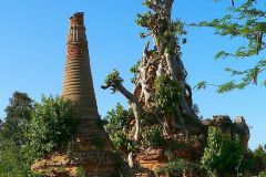 Myanmar, Indein-Dorf, Shwe Indein Pagodenkomplex