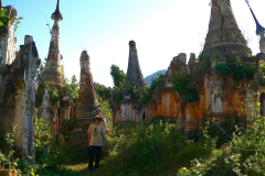 Myanmar, Indein-Dorf, Shwe Indein Pagodenkomplex