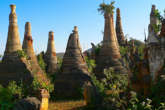 Myanmar, Indein-Dorf, Shwe Indein Pagodenkomplex
