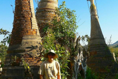 Myanmar, Indein-Dorf, Shwe Indein Pagodenkomplex