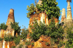 Myanmar, Indein-Dorf, Shwe Indein Pagodenkomplex