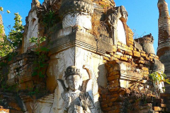 Myanmar, Indein-Dorf, Shwe Indein Pagodenkomplex