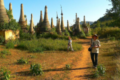 Myanmar, Indein-Dorf, Shwe Indein Pagodenkomplex