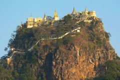 Myanmar, Vulkankegel Popa Taung Kalat, Tuyin Taung Pagode