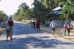 Myanmar, Ngapali Beach, Mit dem Fahrrad in die nähere Umgebung