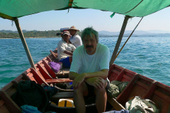 Myanmar, Ngapali Beach, Wir fahren mit dem Boot hinaus