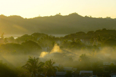 Myanmar, Pyay, Abendstimmung, Blick von der Shwesandaw Pagode