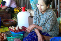Myanmar, Pyay, Markt