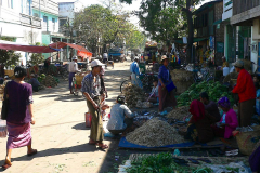 Myanmar, Pyay, Markt