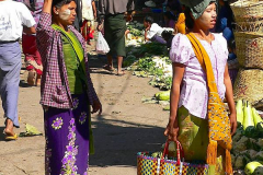 Myanmar, Pyay, Markt
