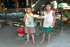 Myanmar, Sri Ksetra, Besuch eines Dorfes