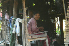 Myanmar, Sri Ksetra, Besuch eines Dorfes