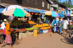 Myanmar, Region Yangon, Markt