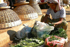 Myanmar, Region Yangon, Markt