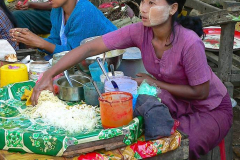 Myanmar, Region Yangon, Markt