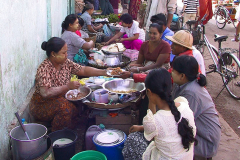 Myanmar, Region Yangon, Markt