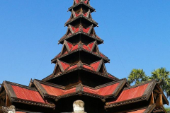 Myanmar, Bagaya-Teakholzkloster in Inwa