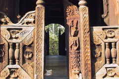 Myanmar, Bagaya-Teakholzkloster in Inwa