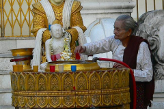 Myanmar, Yangon, Shwedagon Pagode