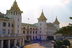 Myanmar, Yangon, Central Railway Station