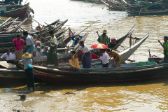 Myanmar, Yangon, Hafen