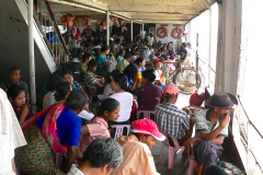 Myanmar, Yangon, Hafen, Fahrt mit der Fähre
