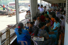 Myanmar, Yangon, Hafen, Fahrt mit der Fähre