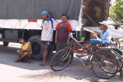 Myanmar, Yangon, Hafen