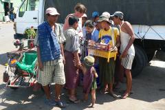 Myanmar, Yangon, Hafen