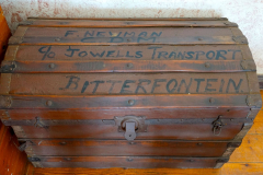 Namibia, Kolmannskuppe, Transportkiste für Handtücher