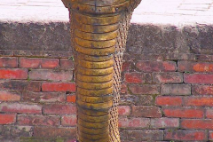 Nepal, Bhaktapur, Königspalast, Brunnen Nag Pokhari
