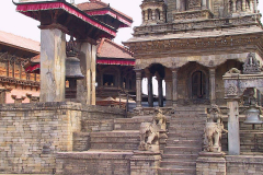 Nepal, Bhaktapur, Durbar Square, Vatsala Devi und Taleju Glocke