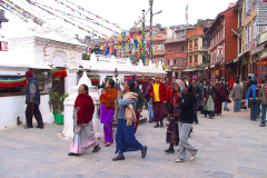 Nepal, Bodnath, Bodnath-Stupa