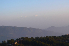 Nepal, Daman. Blick vom Everest Panorama Resort auf das Massiv vom Dhaulagiri