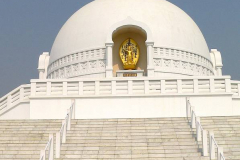 Nepal, Lumbini, World Peace Pagode