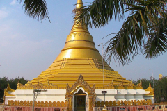 Nepal, Lumbini, Lokamani Cula Pagode Myanmar